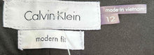 Load image into Gallery viewer, Calvin Klein Mens Black Modern Fit Flat Front Straight Leg Dress Pants Size 12