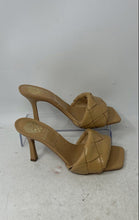 Load image into Gallery viewer, Vince Camuto Womens Brelanie Beige Leather Heeled Slide Sandals Size 6 M