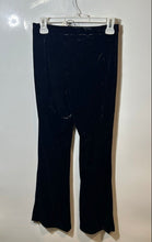 Load image into Gallery viewer, Zara Womens Black Flat Front Stretch Side Zip Wide-Leg Trouser Pants Size XS