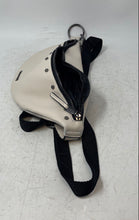 Load image into Gallery viewer, Tahari Womens Beige Pebble Leather Studded Crossbody Strap Sling Bag