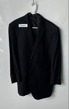 Load image into Gallery viewer, Bocaccio Uomo Mens Black Long Sleeve Notch Lapel Single-Breasted Blazer Size 46R