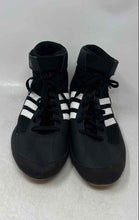 Load image into Gallery viewer, Adidas Mens HVC 2 Black White Lace-Up Mid Top Wrestling Shoes Size 13