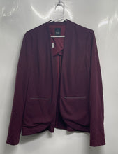 Load image into Gallery viewer, Simply Vera Vera Wang Womens Red Long Sleeve Open Front Jacket Size Medium
