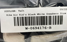 Load image into Gallery viewer, Nike Kids Air Force 1 Low HV6359-001 Black White Lace-Up Sneaker Shoes Size 7Y