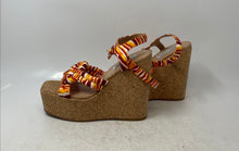Load image into Gallery viewer, Steve Madden Womens Patrize Multicolor Ankle Strap Platform Sandals Size 9