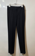 Load image into Gallery viewer, Express Womens Black Stretch Columnist Slim Mid Rise Dress Pants Size 2L