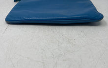 Load image into Gallery viewer, Trussardi Womens Blue Leather Chain Strap Zipper Crossbody Bag