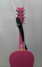 Load image into Gallery viewer, Delentante Daisy Rock Pink 6 String Right Handed Beginner Acoustic Guitar