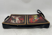 Load image into Gallery viewer, Jeon Los Angeles Womens Multicolor Patent Leather Inner Pockets Shoulder Bag