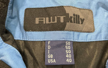 Load image into Gallery viewer, Killy Mens Black With Light Blue Long Sleeve Pockets AWT Ski Jacket Size 40