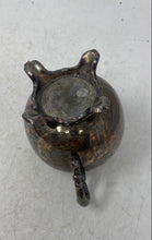 Load image into Gallery viewer, Vintage Silver-Tone Tableware Engraved Scroll Handle Four Footed Creamer