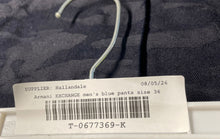 Load image into Gallery viewer, Armani Exchange Mens Blue Pockets Tapered Leg Jogger Pants Size 36