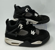 Load image into Gallery viewer, Authentic Nike Kids Jordan 4 Retro FQ8213-001 Black Sneaker Shoes Size 6.5Y