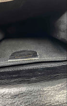 Load image into Gallery viewer, Susan Gail Womens Black Pebbled Leather Single Strap Small Crossbody Bag