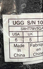 Load image into Gallery viewer, UGG Womens Classic Tall II Black Round Toe Knee High Winter Boots Size 6