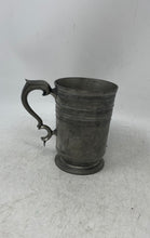 Load image into Gallery viewer, John Somers Silver-Tone Engraved Handle Hallmark Serving Pewter Mug
