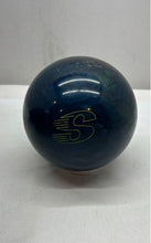 Load image into Gallery viewer, Storm X Blue Black ReLoaded Rolling Bowling Ball With Brunswick Dv8 Bowling Bag