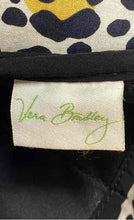 Load image into Gallery viewer, Vera Bradley Womens Black Quilted Inner Pocket Double Handle Shoulder Handbag