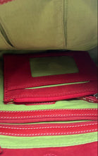Load image into Gallery viewer, Sigrid Olsen Womens Red Inner Pocket Adjustable Strap Bottom Studs Shoulder Bag