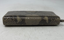 Load image into Gallery viewer, Michael Kors Womens Fulton Gray Black Animal Print Accordion Clutch Wallet