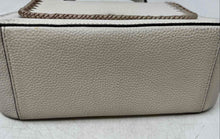 Load image into Gallery viewer, Kate Spade Womens White Leather Adjustable Strap Whipstitch Flap Crossbody Bag