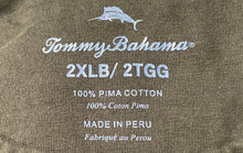 Load image into Gallery viewer, Tommy Bahama Mens Black Pima Cotton Short Sleeve Bali Skyline T-Shirt Size 2XLB