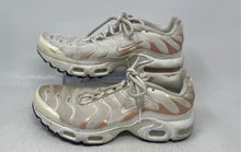 Load image into Gallery viewer, Nike Boys Air Max Plus CD0609-105 White Nude Lace-Up Sneakers Shoes Size 7Y