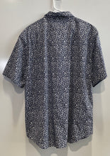 Load image into Gallery viewer, Jachs New York Mens Blue Floral Short Sleeve Collared Button-Up Shirt Size XL