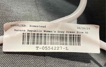 Load image into Gallery viewer, Banana Republic Womens Gray Sleeveless Round Neck Back Zip Mini Dress Size 00P