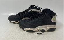 Load image into Gallery viewer, Nike Boys Jordan 13 Retro 414575-061 Black Leather Lace-Up Sneaker Shoes Size 3Y