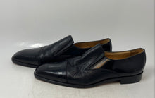 Load image into Gallery viewer, Mercanti Fiorentini Mens Black Leather Square Toe Slip-On Loafer Shoes Sz 11.5M