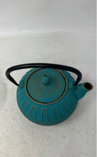Load image into Gallery viewer, Vintage Green Tableware Tea Coffee Accessories Ornate Handle Teapot With Lid