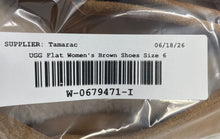 Load image into Gallery viewer, UGG Womens Lena 1098289 Brown Suede Square Toe Slip-On Ballet Flats Size 6