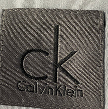 Load image into Gallery viewer, Calvin Klein Mens Gray Long Sleeve Spread Collar Dress Shirt Size XL 17.5 34/35
