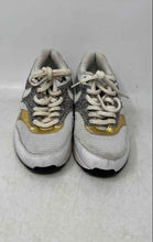 Load image into Gallery viewer, Nike Womens Air Max 1 SE White Gold Tone Low Top Lace-Up Sneaker Shoes Size 5.5