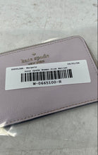 Load image into Gallery viewer, Kate Spade Womens Lucy Pink Leather Corner Zip Keychain Small Card Holder