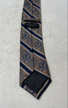 Load image into Gallery viewer, Pronto Uomo Mens Blue Multicolor Floral Silk Keeper Loop Designer Tie