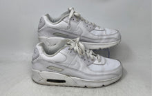 Load image into Gallery viewer, Nike Boys Air Max 90 307793-167 White Lace-Up Low Top Sneakers Shoes Size 7Y