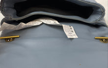 Load image into Gallery viewer, Zara Womens Blue Leather Quilted Flap Chain Strap Crossbody Purse