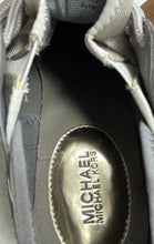 Load image into Gallery viewer, Michael Kors Womens Liv Gray Round Toe Lace-Up Sneaker Shoes Size 7.5M