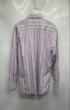 Load image into Gallery viewer, James Tattersall London Mens Multicolor Striped Long Sleeve Dress Shirt Size L
