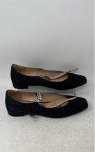 Load image into Gallery viewer, Cole Haan Womens Bridge Black Suede Square Toe Buckle Ballet Flats Size 7.5 B