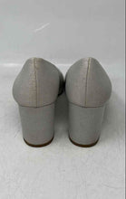 Load image into Gallery viewer, Alex Marie Womens Beige Leather Glitter Slip-On Peep Toe Pump Heels Size 8M