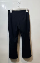 Load image into Gallery viewer, DKNY Womens Black Flat Front Pull-On Flared Leg Ankle Pants Size Small