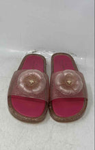 Load image into Gallery viewer, Kate Spade New York Womens Splash Pink Glitter Slide Sandals With Flower Size 9