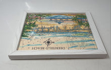 Load image into Gallery viewer, Home Decorative Wall Hanging Framed Charting Deerfield Beach Map Art Print