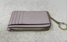 Load image into Gallery viewer, Kate Spade Womens Lucy Pink Leather Corner Zip Keychain Small Card Holder