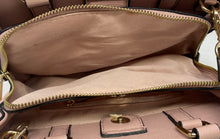 Load image into Gallery viewer, Aldo Womens Pink Double Handle Crossbody Strap Satchel Bag Peeling Material