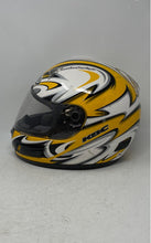 Load image into Gallery viewer, KBC Moto-Designer Black White And Yellow Full-Face Motorcycle Helmet