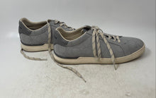 Load image into Gallery viewer, Coach Mens Clip Gray Signature Print Leather Low Top Sneakers Shoes Size 10